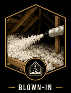 Blown-in insulation